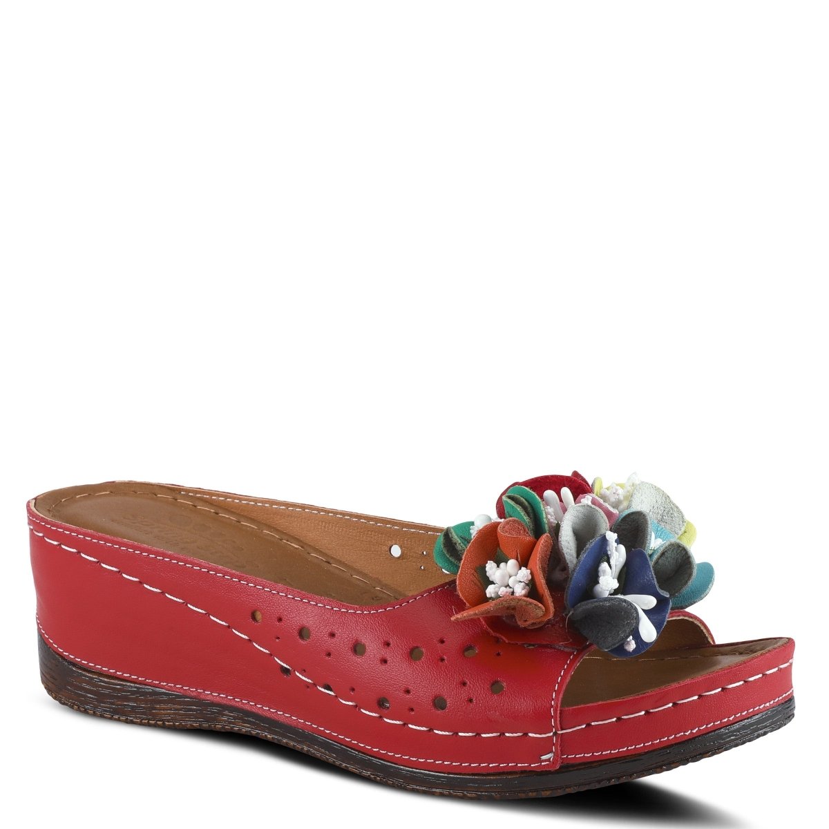 Spring Step Shoes Flowerchild Women’s Leather Multicolor Sandal