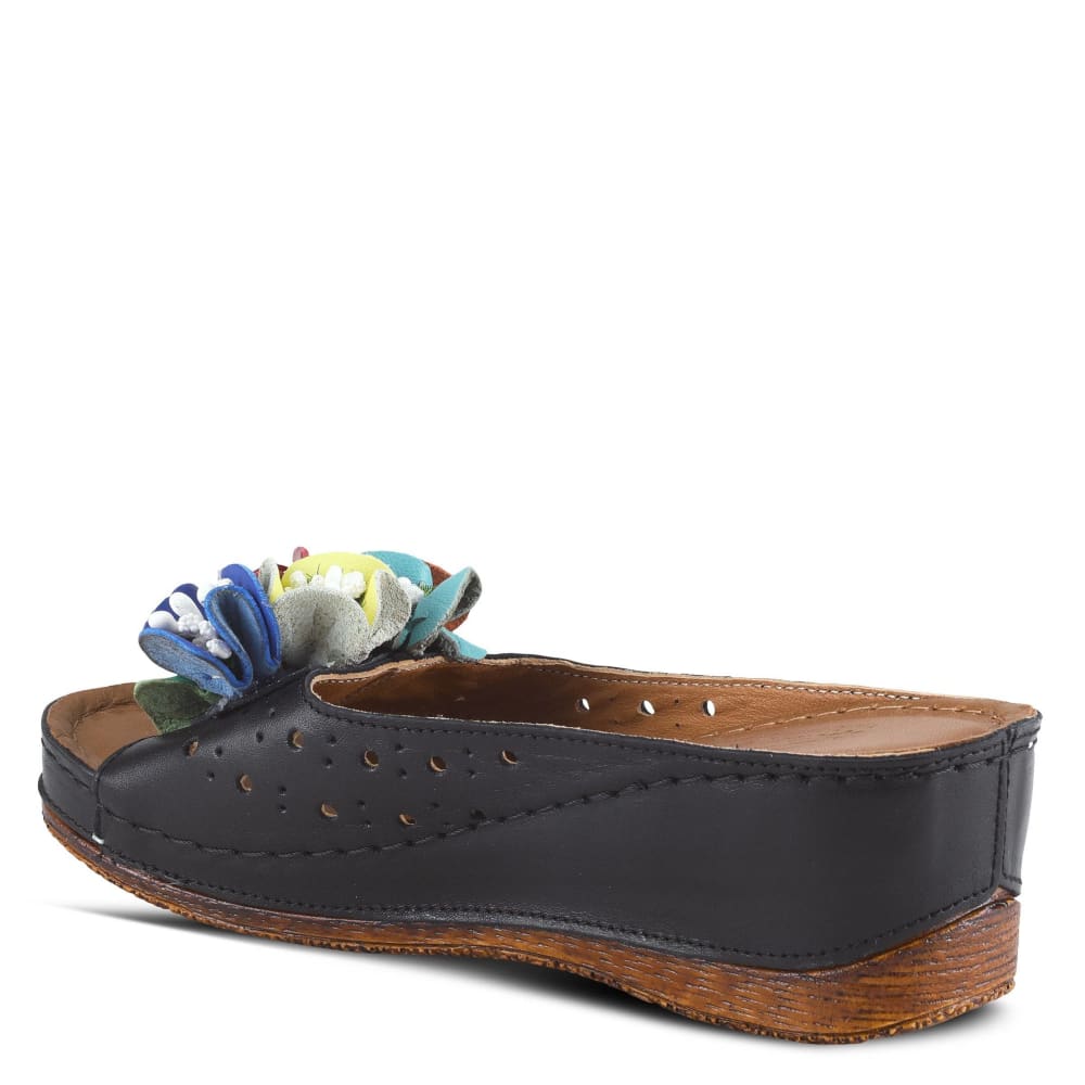 Spring Step Shoes Flowerchild Women's Leather Slide Sandals