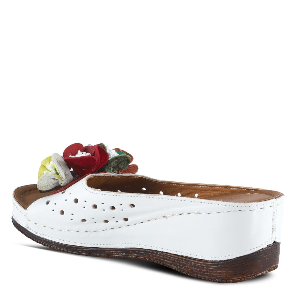 Spring Step Shoes Flowerchild Women's Leather Slide Sandals