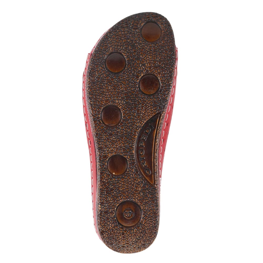Spring Step Shoes Flowerchild Women's Leather Slide Sandals