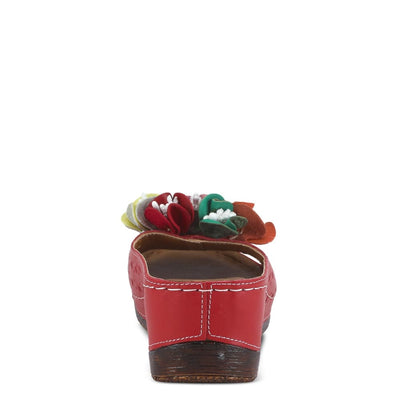 Spring Step Shoes Flowerchild Women's Leather Slide Sandals