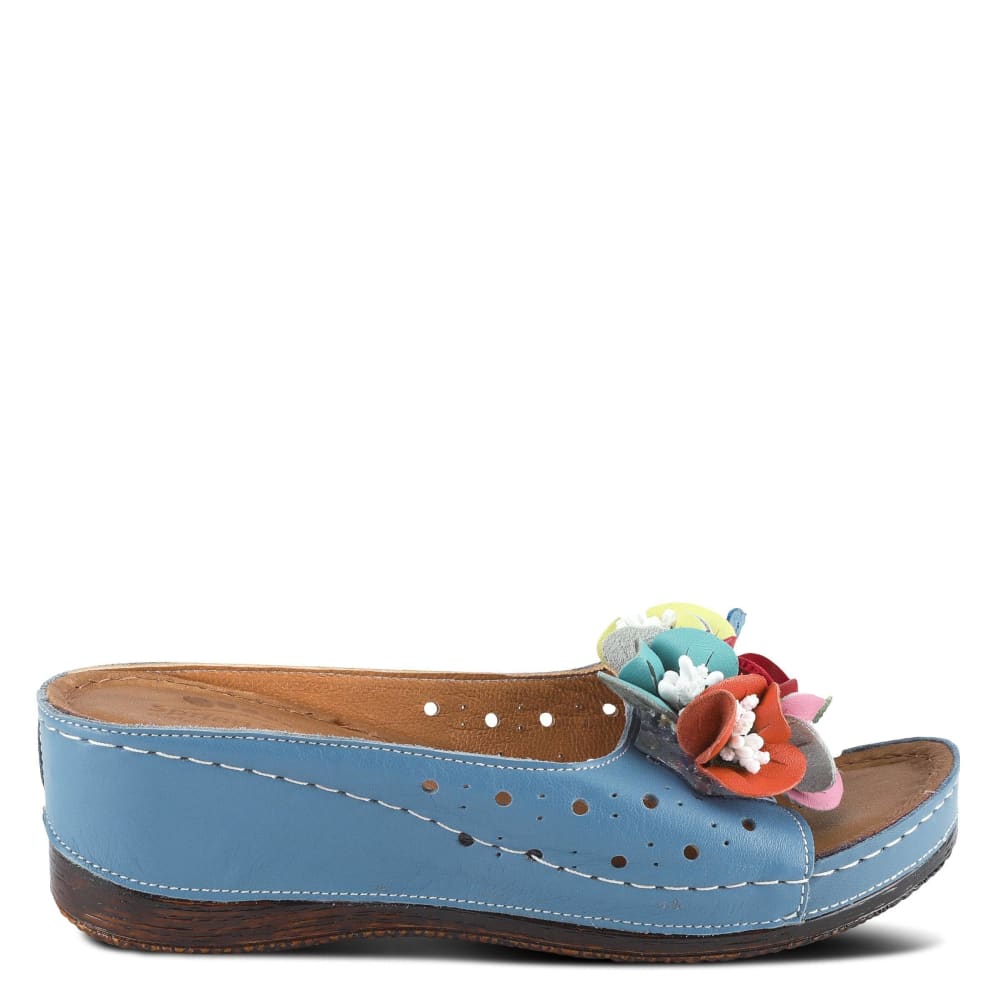 Spring Step Shoes Flowerchild Women's Leather Slide Sandals