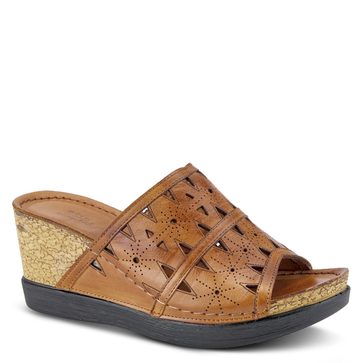 Spring Step Shoes Fusawedge Sandal Women’s Leather Cork Sole