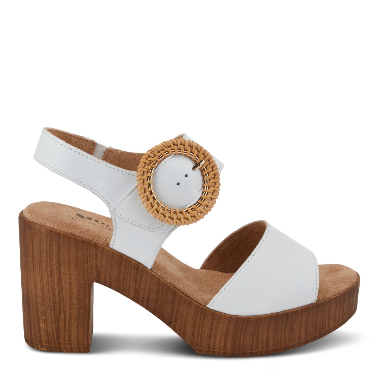 Spring Step Shoes Gamona Women’s Suede Leather Sandals 3.25 Heel