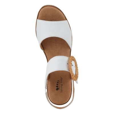 Spring Step Shoes Gamona Women’s Suede Leather Sandals 3.25 Heel
