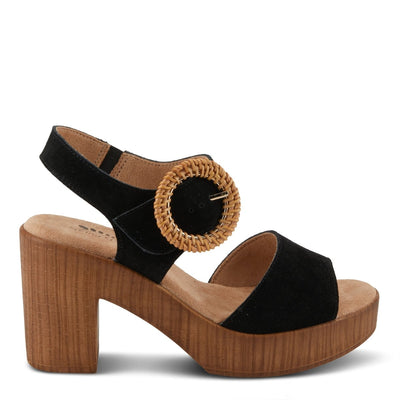 Spring Step Shoes Gamona Women’s Suede Leather Sandals 3.25 Heel
