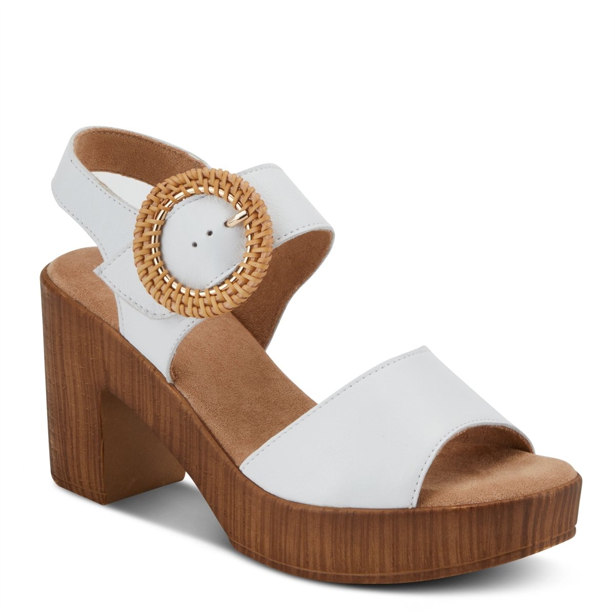 Spring Step Shoes Gamona Women’s Suede Leather Sandals 3.25 Heel