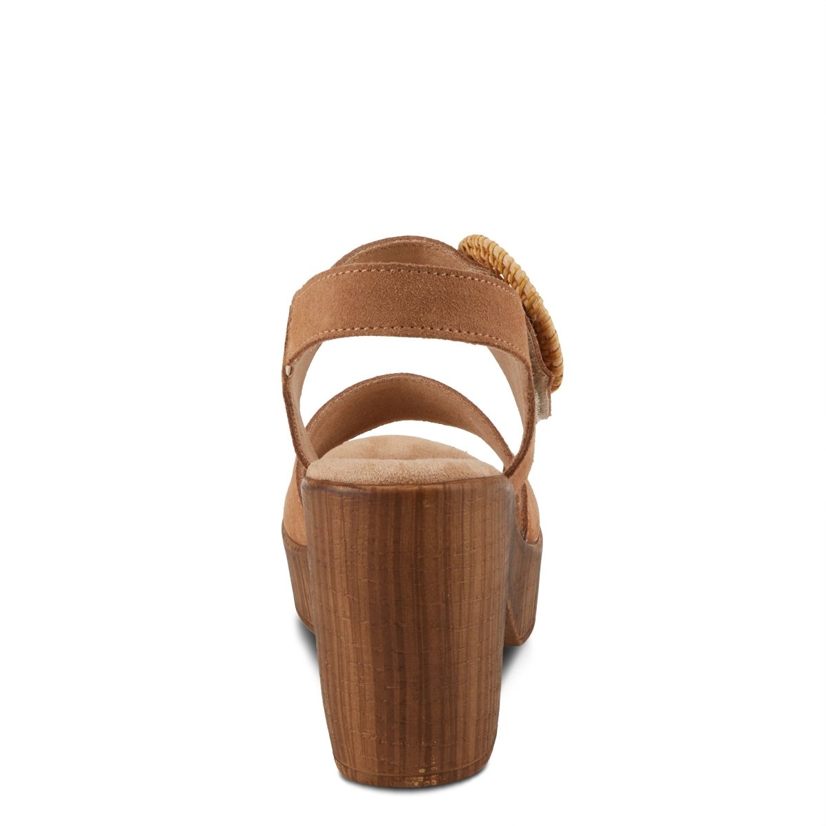 Spring Step Shoes Gamona Women’s Suede Leather Sandals 3.25 Heel