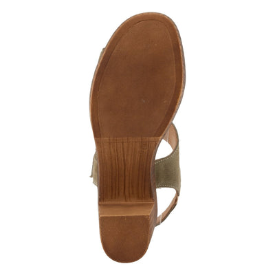 Spring Step Shoes Gamona Women’s Suede Leather Sandals 3.25 Heel