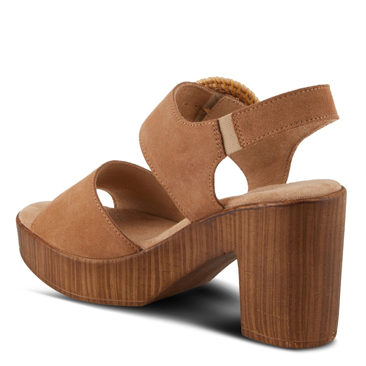 Spring Step Shoes Gamona Women’s Suede Leather Sandals 3.25 Heel