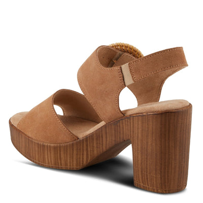 Spring Step Shoes Gamona Women’s Suede Leather Sandals 3.25 Heel