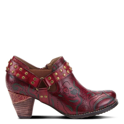Spring Step Shoes Kacielou Women's Hand Painted Leather Zip Up Shoes