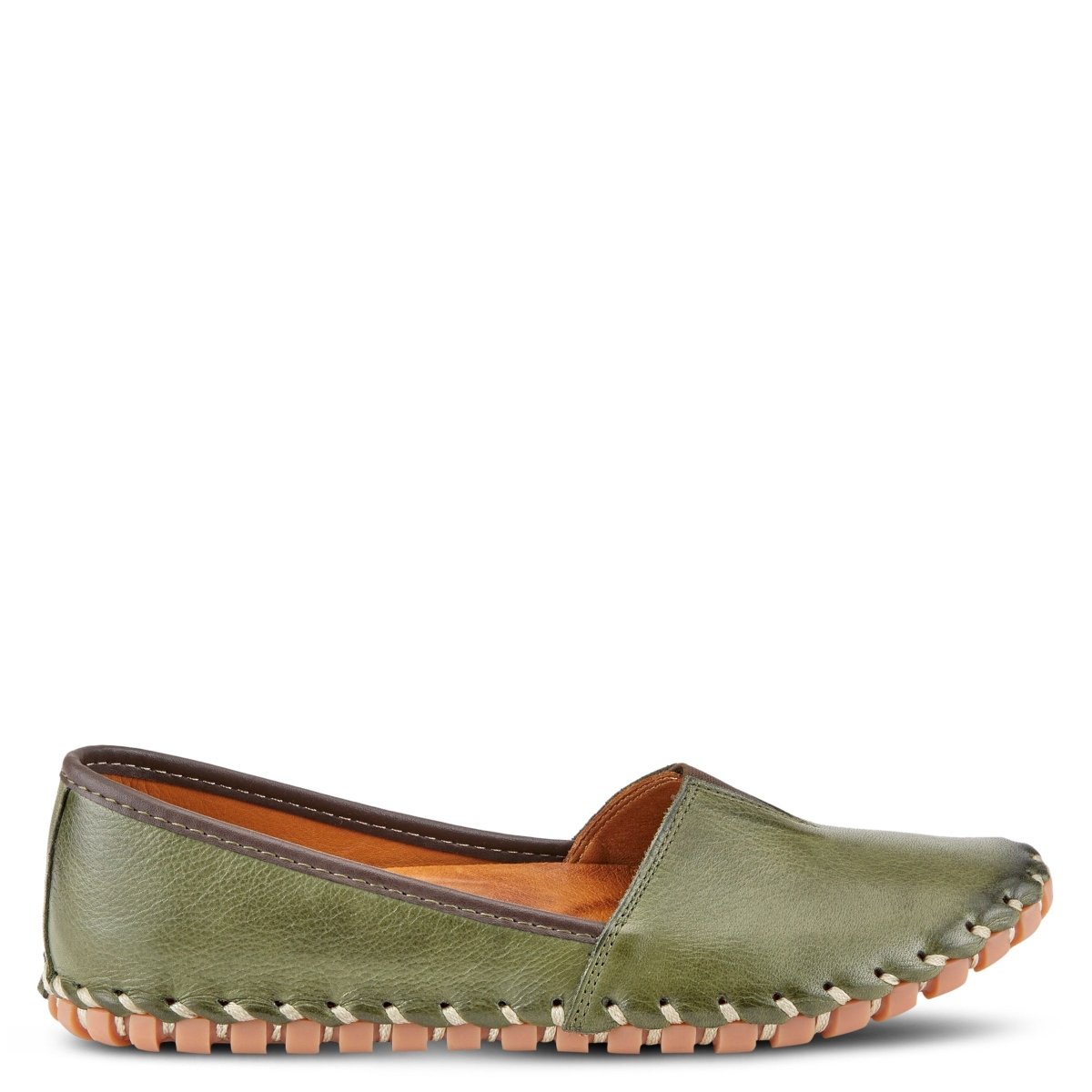 Spring Step Shoes Kathaleta Shoes Women’s Leather Mediterranean Slip on Shoes