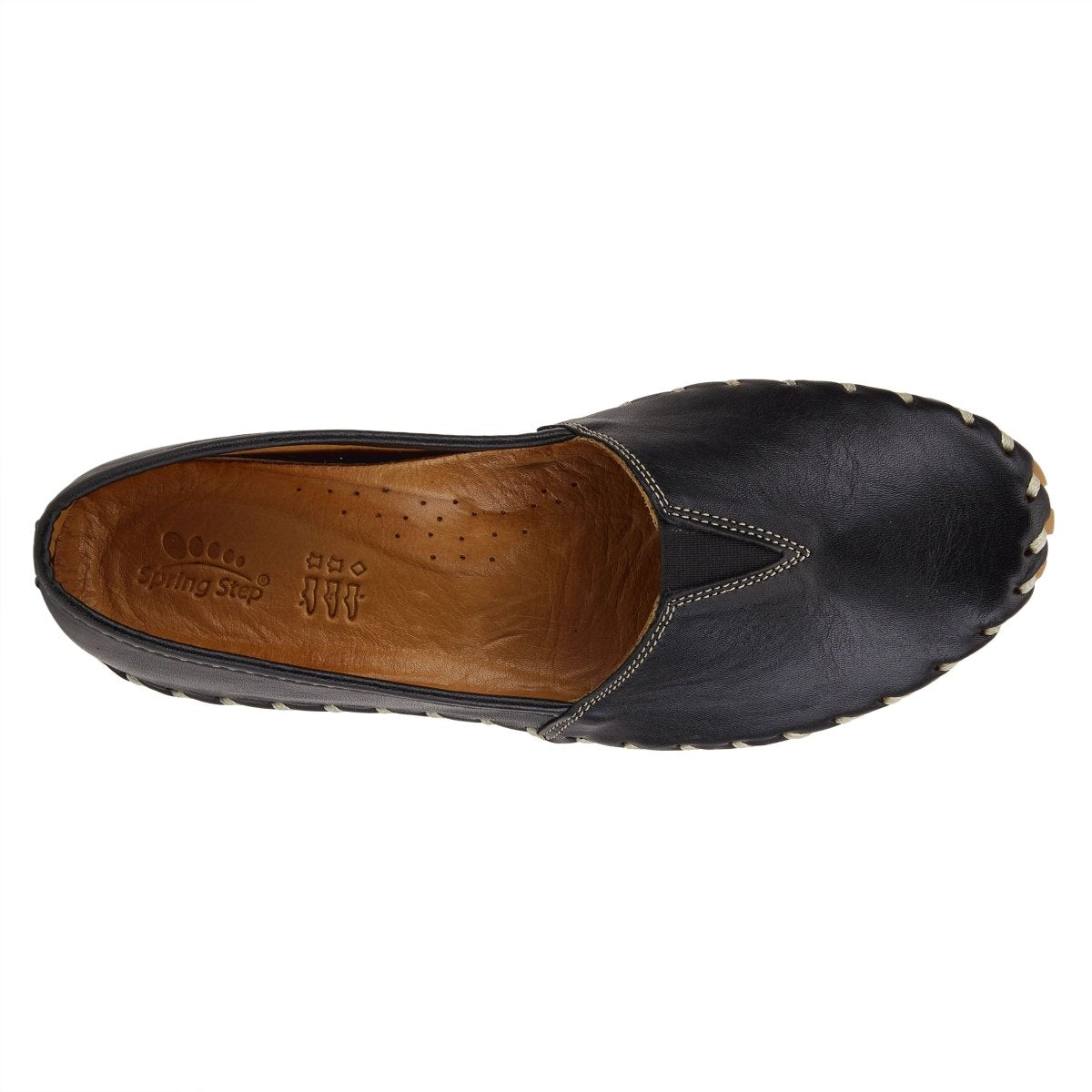 Spring Step Shoes Kathaleta Shoes Women’s Leather Mediterranean Slip on Shoes