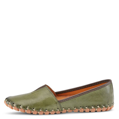 Spring Step Shoes Kathaleta Shoes Women’s Leather Mediterranean Slip on Shoes