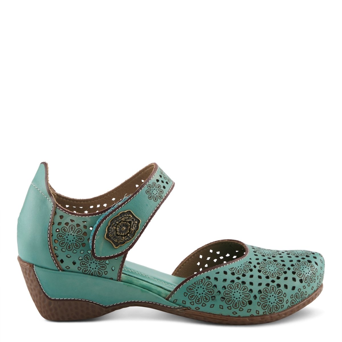 Spring Step Shoes L'Artiste Americana Women’s Leather Wedge Sandals