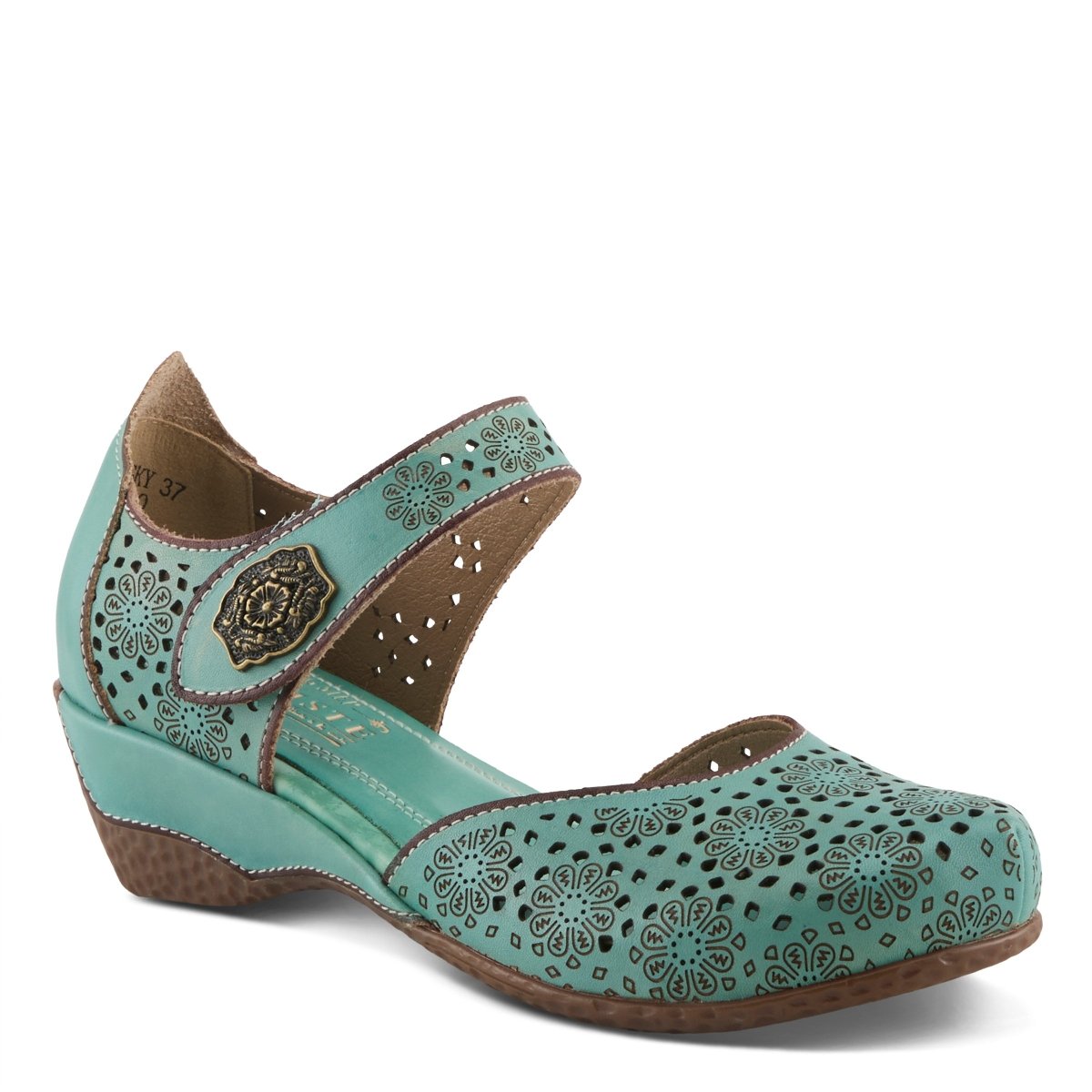 Spring Step Shoes L'Artiste Americana Women’s Leather Wedge Sandals