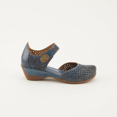 Spring Step Shoes L'Artiste Americana Women’s Leather Wedge Sandals