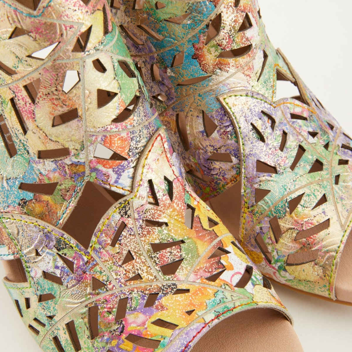 Spring Step Shoes L'Artiste Amora Sandal Women’s Hand Painted Leather