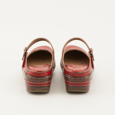 Spring Step Shoes L'Artiste Aneria Women’s Hand Painted Leather Clogs