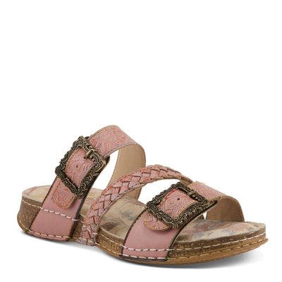 Spring Step Shoes L'Artiste Astra Slide Sandal Women’s Hand Painted Leather