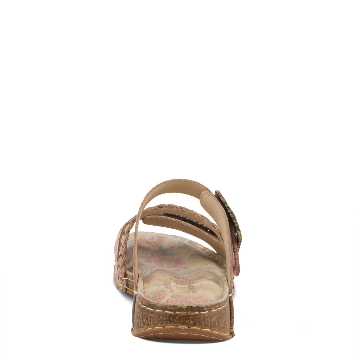 Spring Step Shoes L'Artiste Astra Slide Sandal Women’s Hand Painted Leather