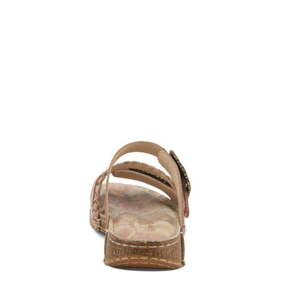 Spring Step Shoes L'Artiste Astra Slide Sandal Women’s Hand Painted Leather
