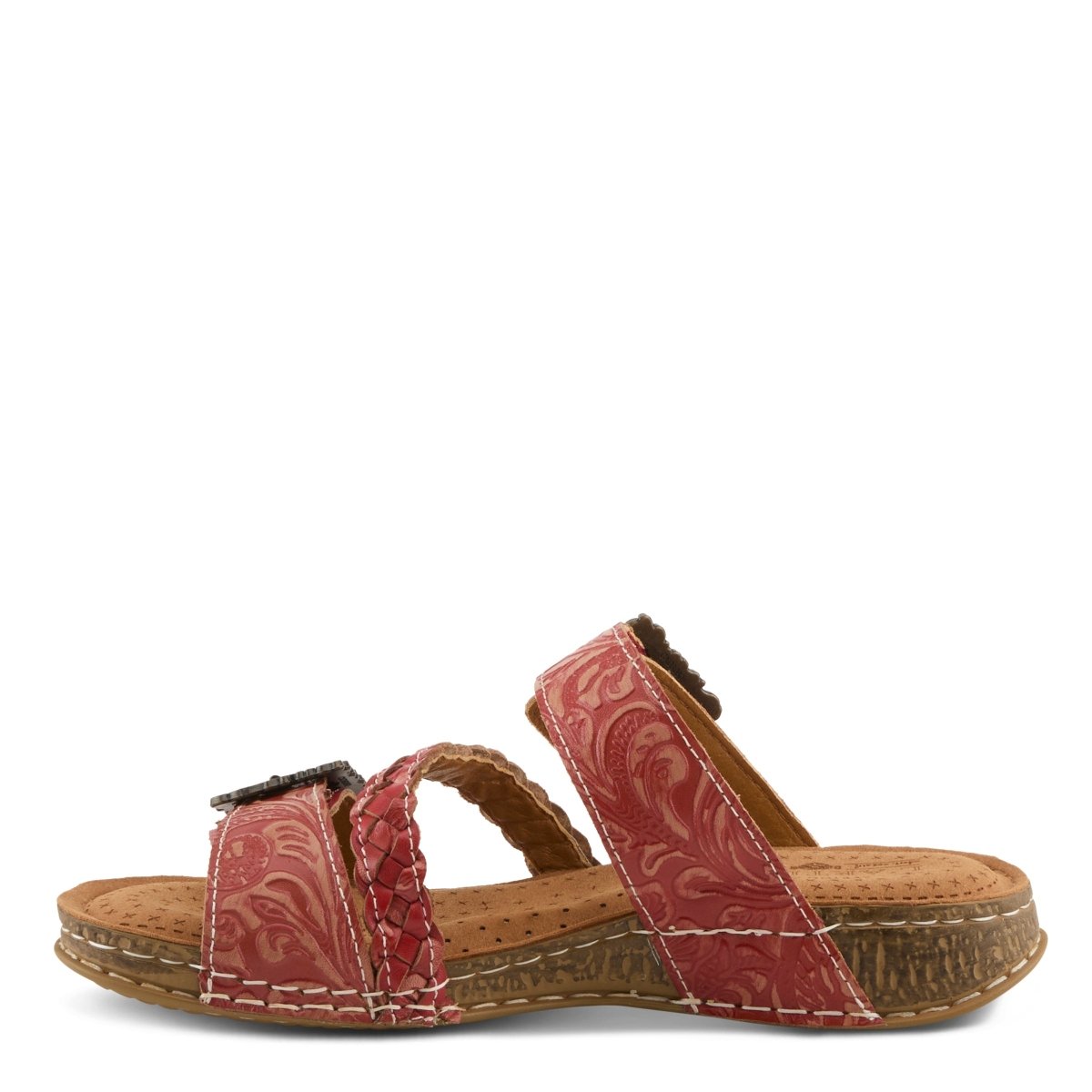Spring Step Shoes L'Artiste Astra Slide Sandal Women’s Hand Painted Leather