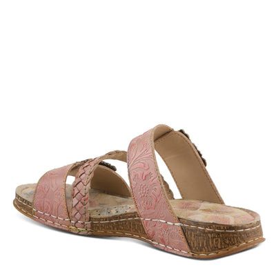 Spring Step Shoes L'Artiste Astra Slide Sandal Women’s Hand Painted Leather