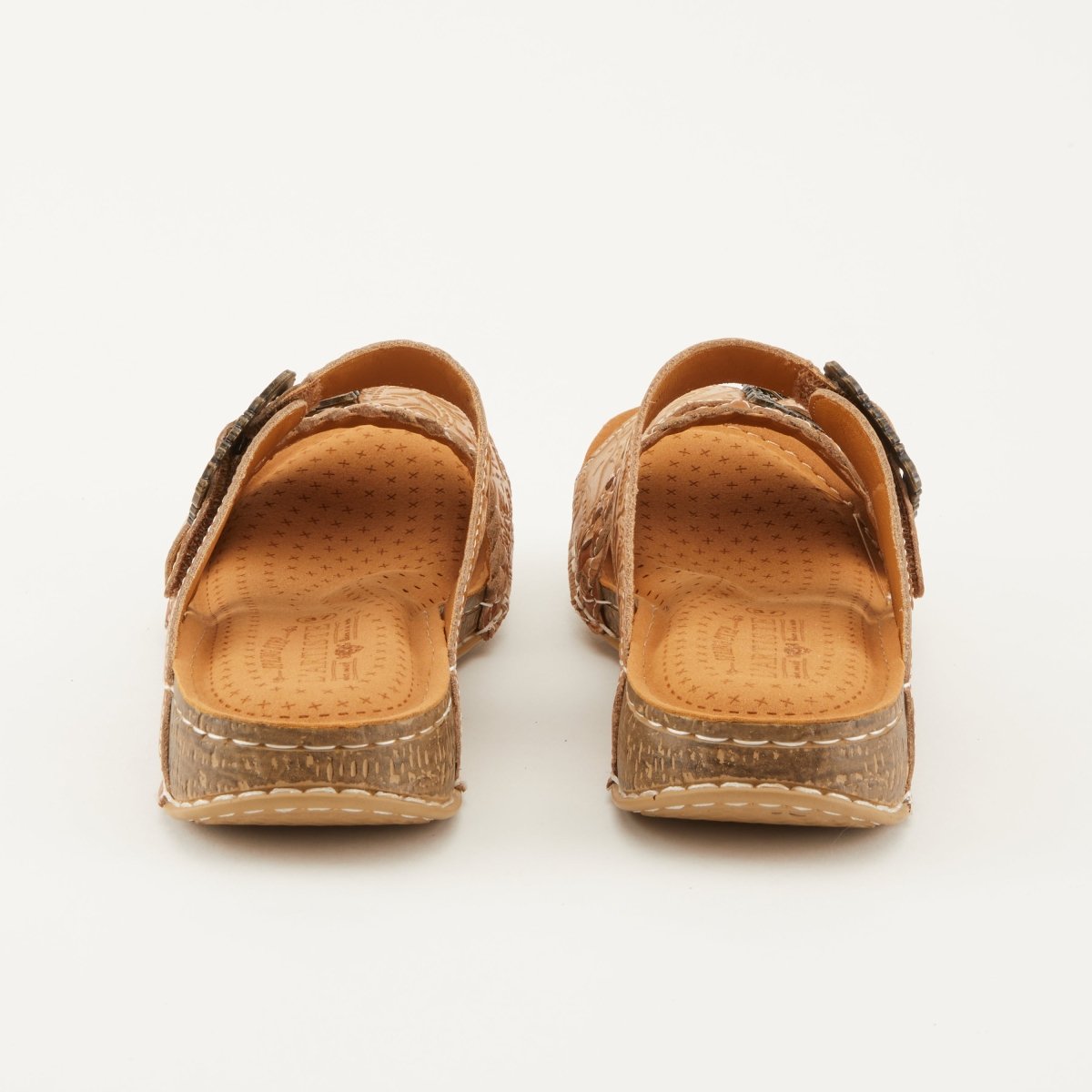 Spring Step Shoes L'Artiste Astra Slide Sandal Women’s Hand Painted Leather