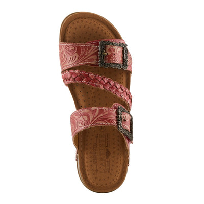 Spring Step Shoes L'Artiste Astra Slide Sandal Women’s Hand Painted Leather