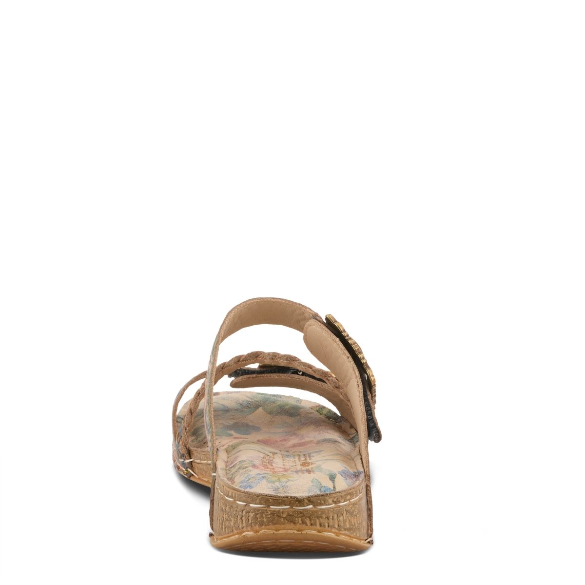 Spring Step Shoes L'Artiste Astra Slide Sandal Women’s Hand Painted Leather
