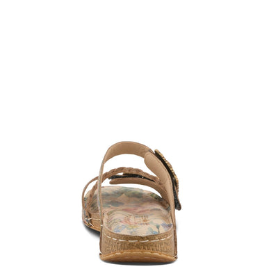 Spring Step Shoes L'Artiste Astra Slide Sandal Women’s Hand Painted Leather