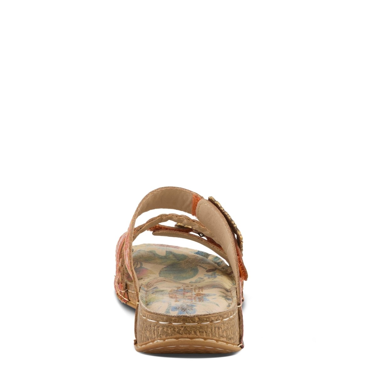 Spring Step Shoes L'Artiste Astra Slide Sandal Women’s Hand Painted Leather