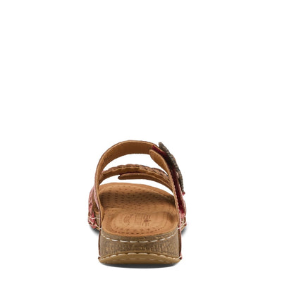 Spring Step Shoes L'Artiste Astra Slide Sandal Women’s Hand Painted Leather