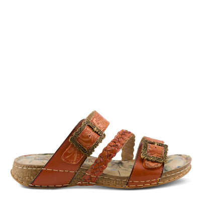 Spring Step Shoes L'Artiste Astra Slide Sandal Women’s Hand Painted Leather