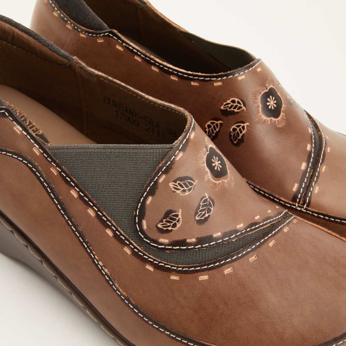 Spring Step Shoes L'Artiste Burbank Women's Hand Painted Leather Clogs