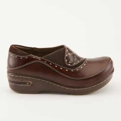 Spring Step Shoes L'Artiste Burbank Women's Hand Painted Leather Clogs