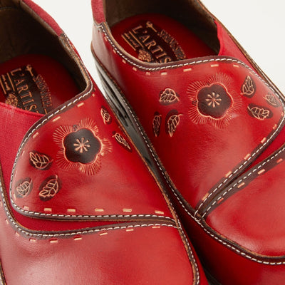 Spring Step Shoes L'Artiste Burbank Women's Hand Painted Leather Clogs