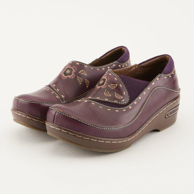 Spring Step Shoes L'Artiste Burbank Women's Hand Painted Leather Clogs
