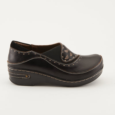 Spring Step Shoes L'Artiste Burbank Women's Hand Painted Leather Clogs