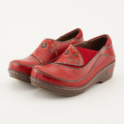 Spring Step Shoes L'Artiste Burbank Women's Hand Painted Leather Clogs