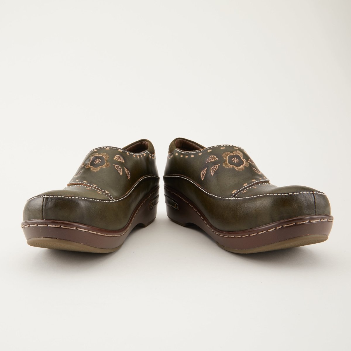 Spring Step Shoes L'Artiste Burbank Women's Hand Painted Leather Clogs