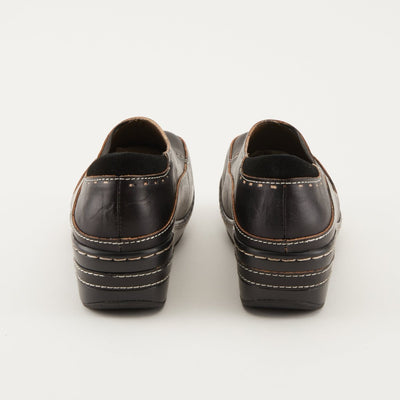 Spring Step Shoes L'Artiste Burbank Women's Hand Painted Leather Clogs