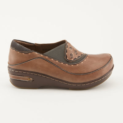 Spring Step Shoes L'Artiste Burbank Women's Hand Painted Leather Clogs