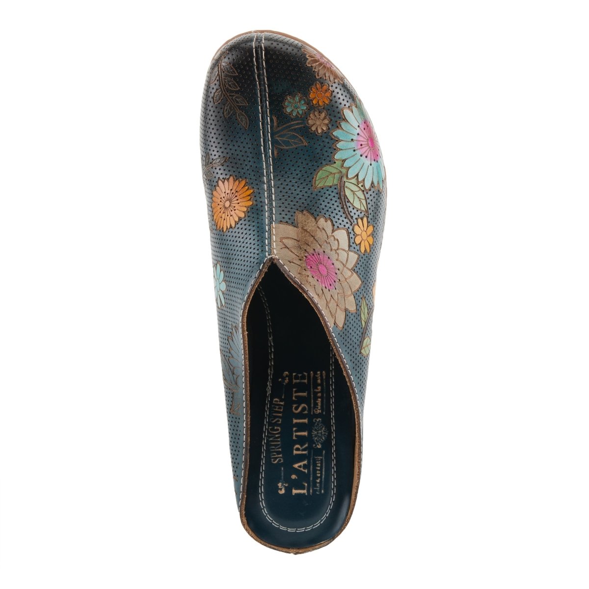 Spring Step Shoes L'Artiste Chienti Clogs Women's Hand Painted Leather