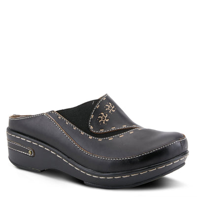Spring Step Shoes L'Artiste Chino Clogs Women’s Hand Painted Leather