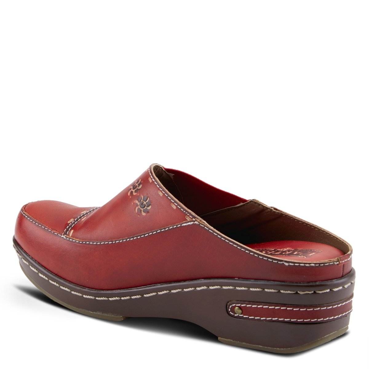Spring Step Shoes L'Artiste Chino Clogs Women’s Hand Painted Leather