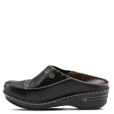 Spring Step Shoes L'Artiste Chino Clogs Women’s Hand Painted Leather