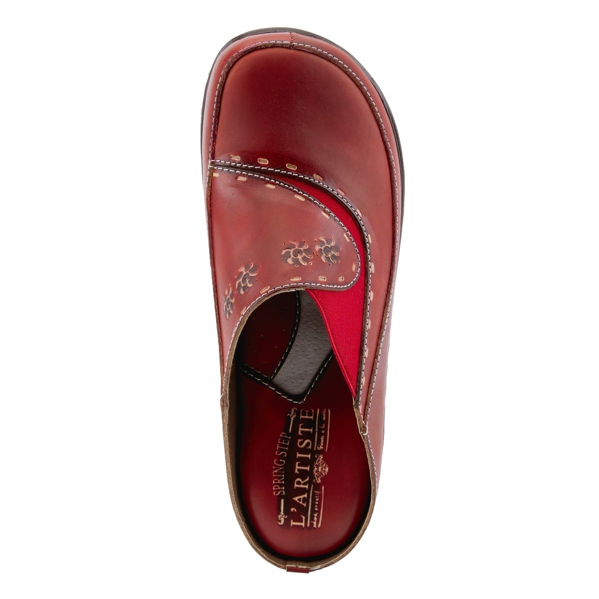 Spring Step Shoes L'Artiste Chino Clogs Women’s Hand Painted Leather